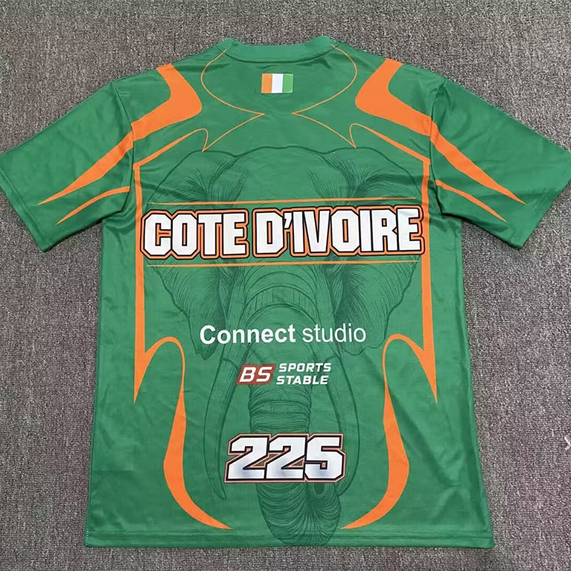 26-27 Ivory Coast Green 225 Special Edition Training shirts