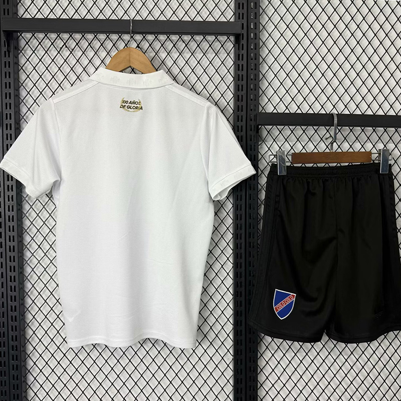 25-26 Colo-Colo 100th Anniversary White Kids Soccer Jersey *蓝队标