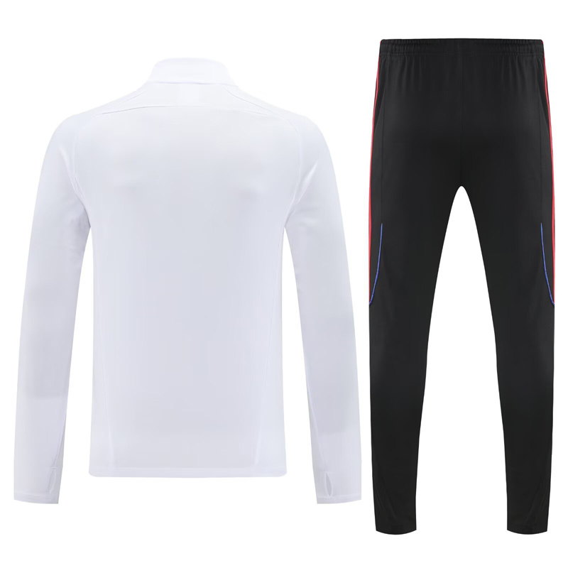 25-26 Bayern White Half Pull Tracksuit (半拉链)