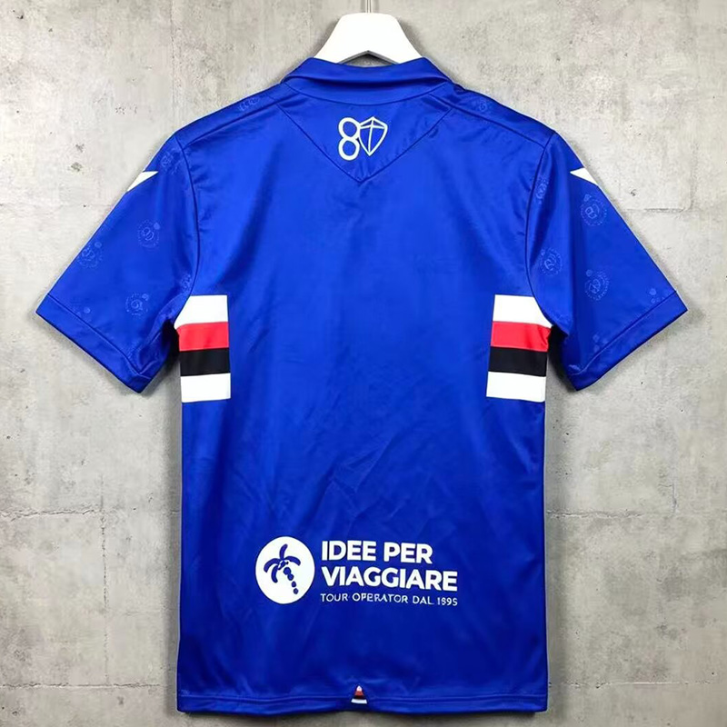 26-27 Sampdoria Home Fans Soccer Jersey