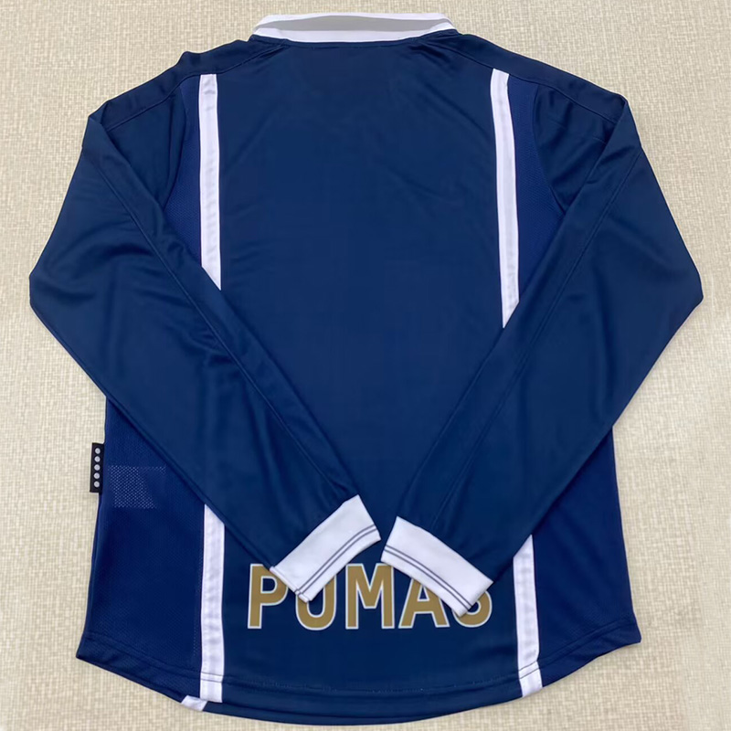 1999-2000 Pumas UNAM Away Long Sleeve Retro Soccer Jersey (长袖)