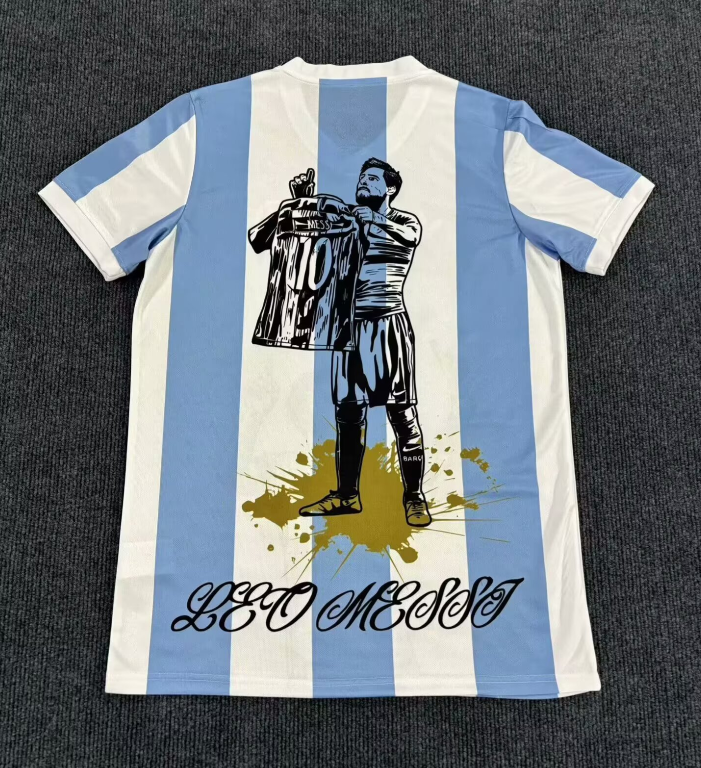25-26 Argentina Cartoon Special Edition Fans Soccer Jersey