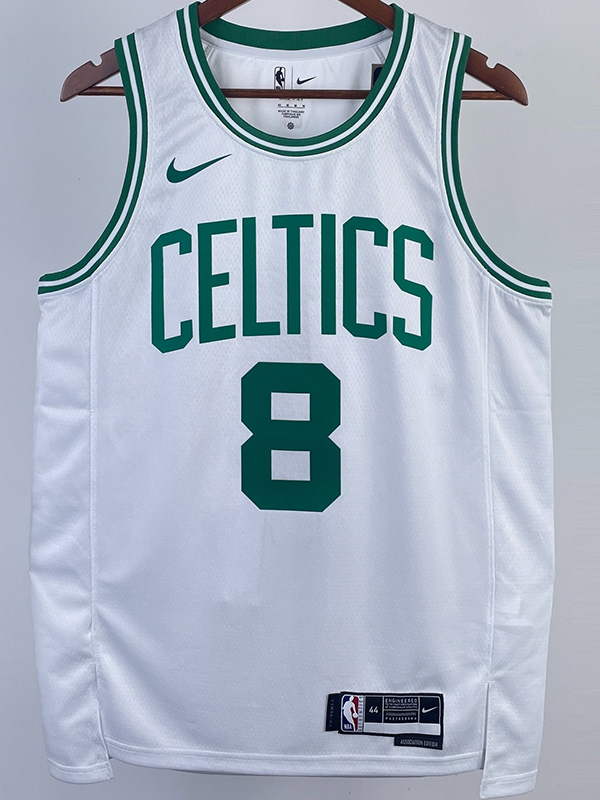 22-23 CELTICS PORZINGIS #8 White Top Quality Ho...