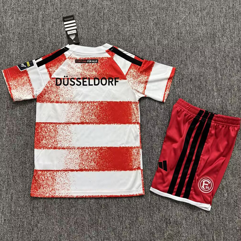 26-27 Fortuna Dusseldorf Home Kids Soccer Jersey