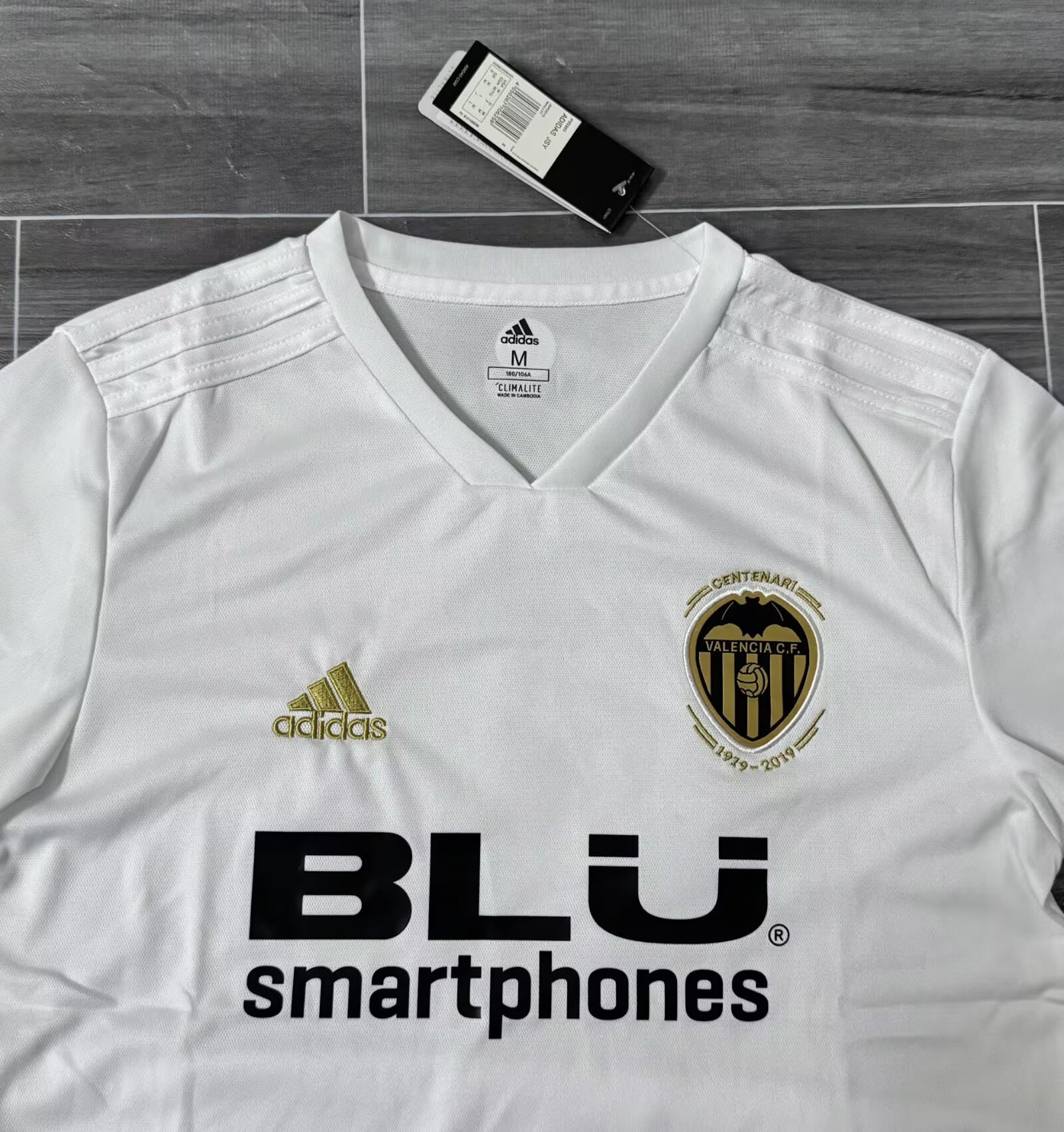 2018-2019 Valencia Home Retro Soccer Jersey
