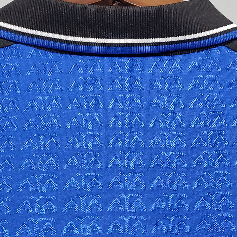 1994 Argentina Away Retro Soccer Jersey (钢印纹)