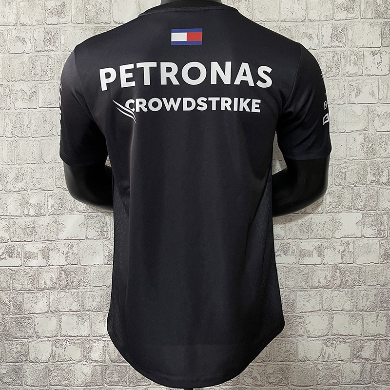 2023 F1 Formula One Mercedes Black Racing Suit(圆领)