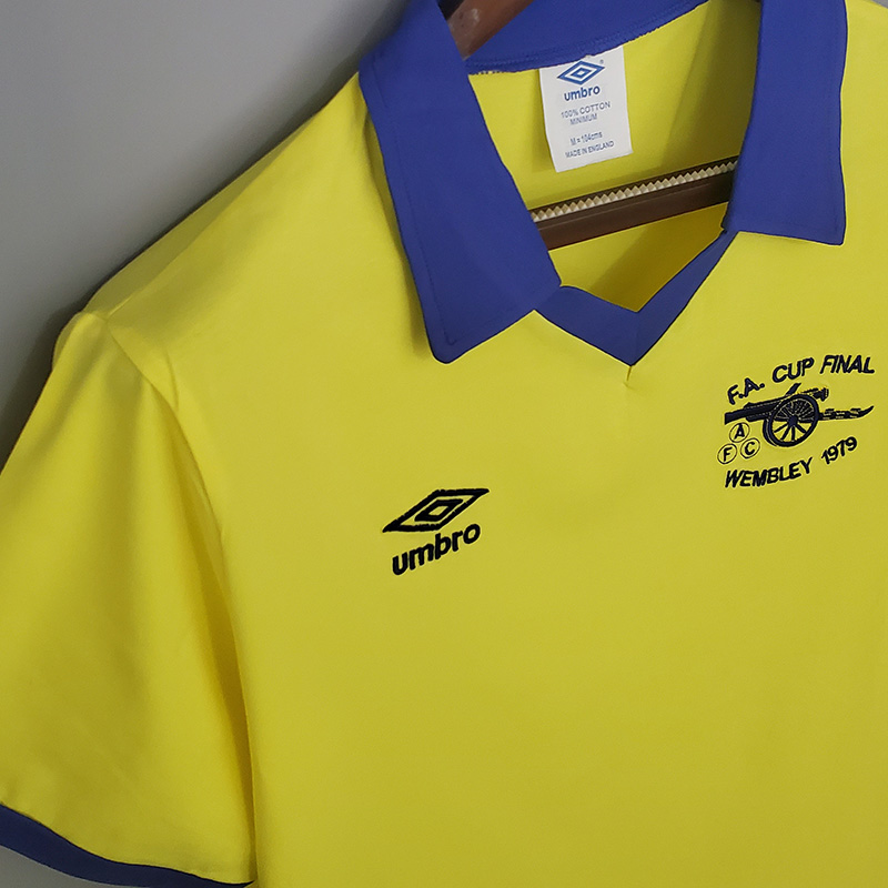 1979 ARS Yellow Retro Soccer Jersey
