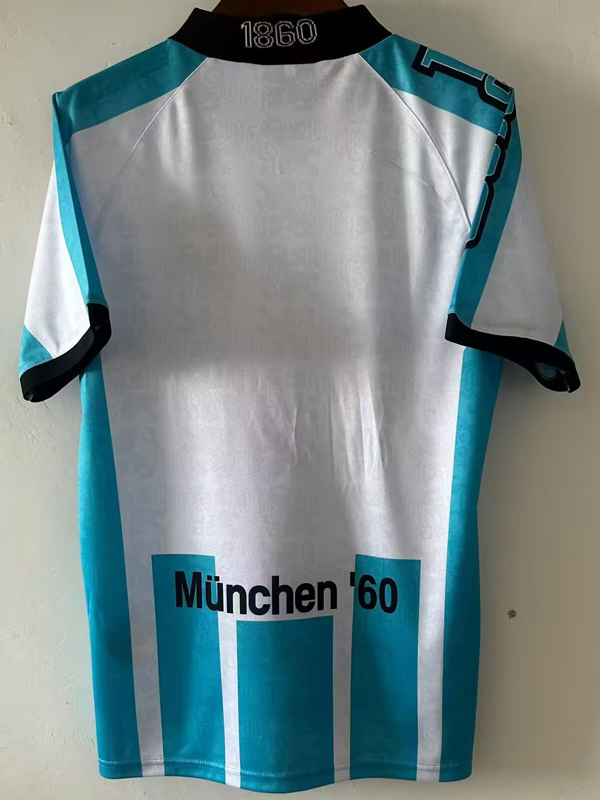 1996 Munchen 1860 White blue Retro Soccer Jersey