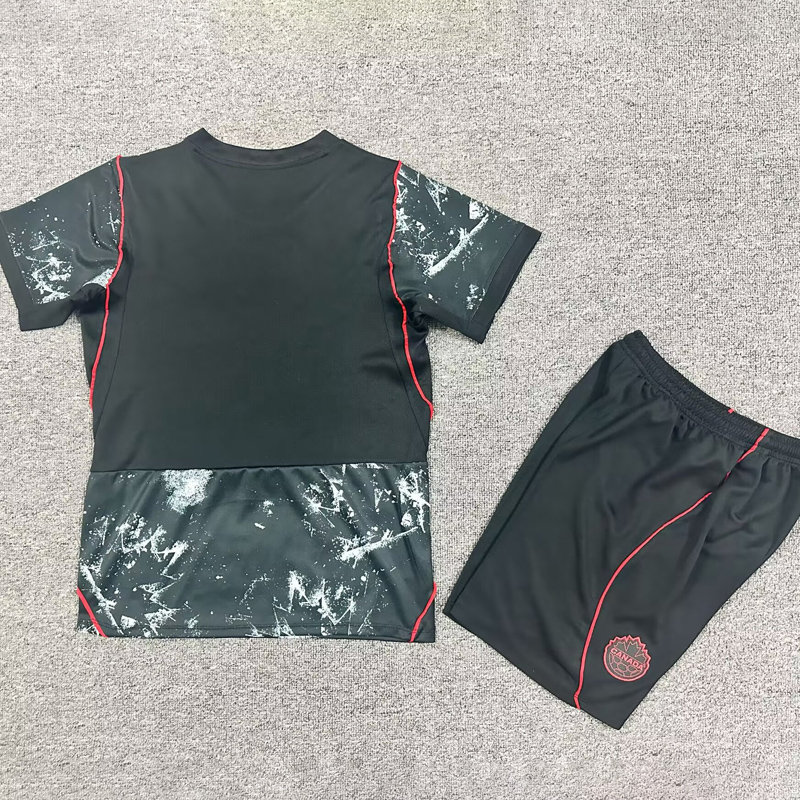 26-27 Canada Away Kids Soccer Jersey