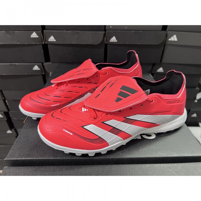 PREDATOR LEAGUE FT TURF Soccer Shoes-White/Red