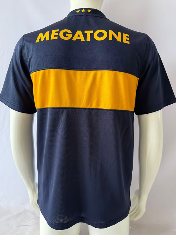 2007-2008 Boca Juniors Home Retro Soccer Jersey