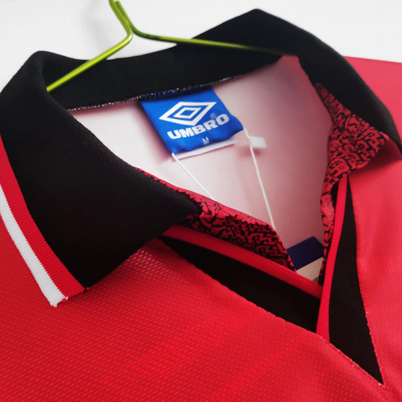 1994-1996 Man Utd Home Long sleeve Retro soccer...