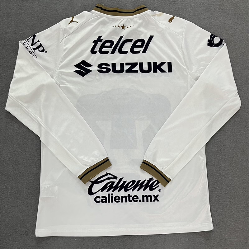 26-27 Pumas UNAM Home Long Sleeve Soccer Jersey (长袖)