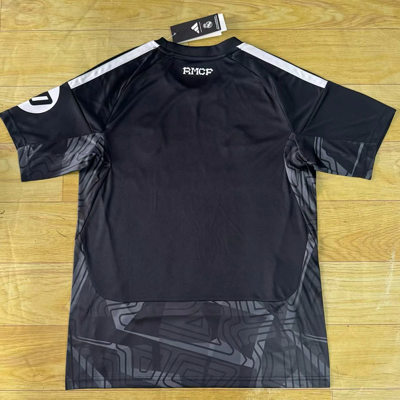 26-27 RMA Black Goalkeeper Fans Soccer Jersey