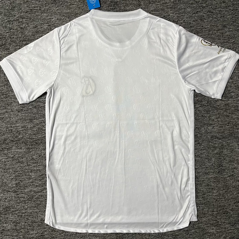 25-26 RMA White 125th Anniversary  Fans Soccer Jersey (圆领)