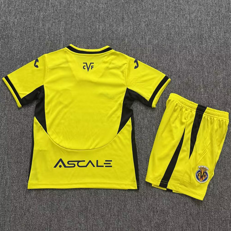 26-27 Villarreal Home Kids Soccer Jersey