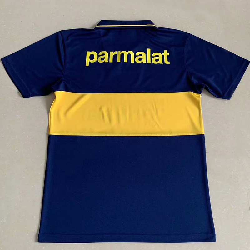 1994 Boca Juniors Home Retro Soccer Jersey (背后带广告)
