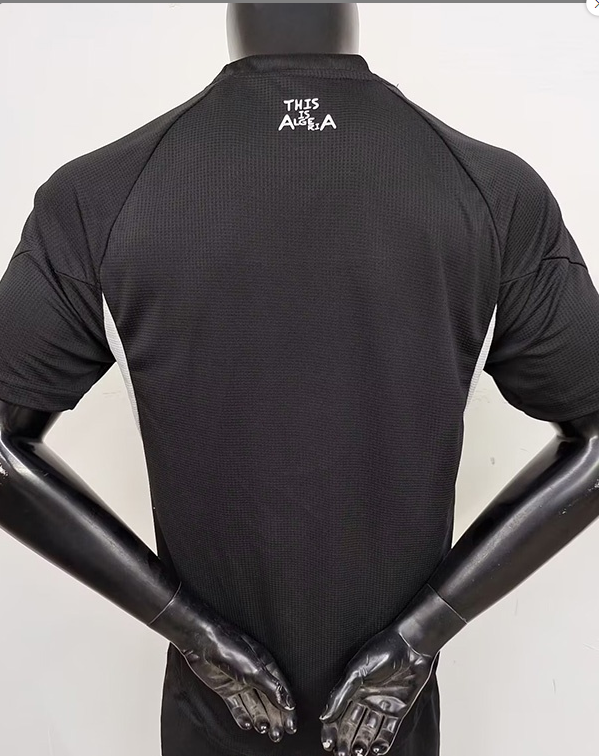 25-26 Algeria Black Player Version Training shirts #A38
