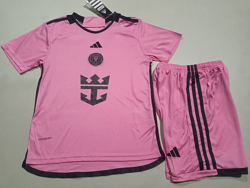 24-25 Inter Miami Home Kids Soccer Jersey
