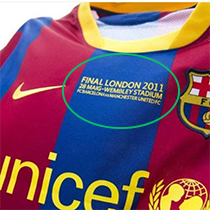2010-2011 BAR Home Player Version 长袖球员 Long Sleeve Retro Soccer Jersey
