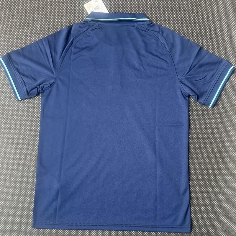 21-23 Man City Royal Blue Classic Polo Short Sl...