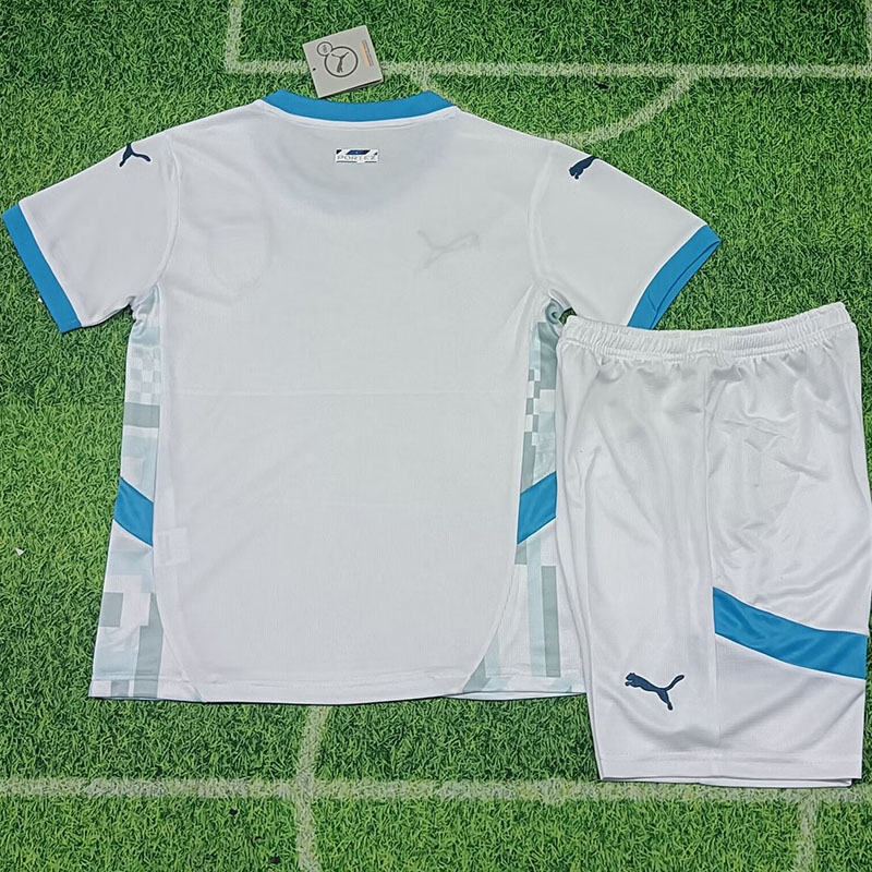 24-25 Marseille Home Kids Soccer Jersey