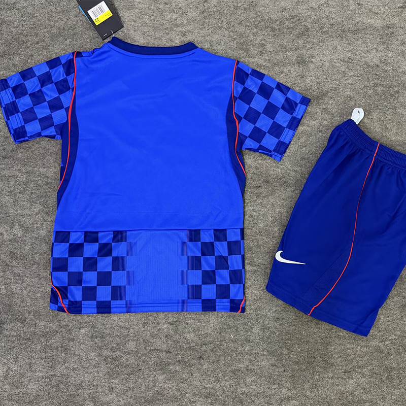 26-27 Croatia Away Kids Soccer Jersey