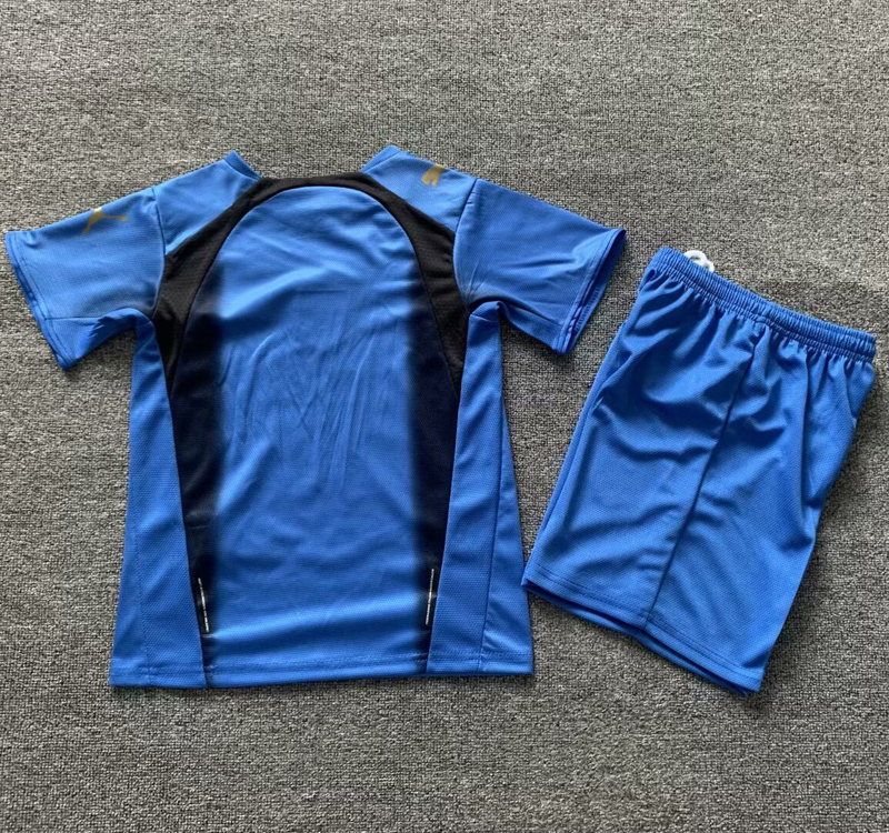 2006 Italy Home Kids Retro Soccer Jersey