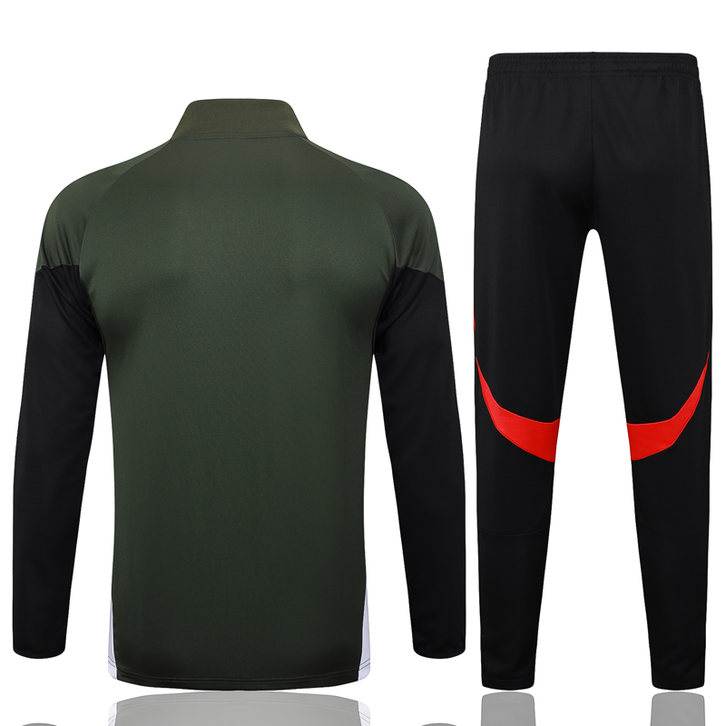 25-26 Bayern Dark green Jacket Tracksuit #A2521