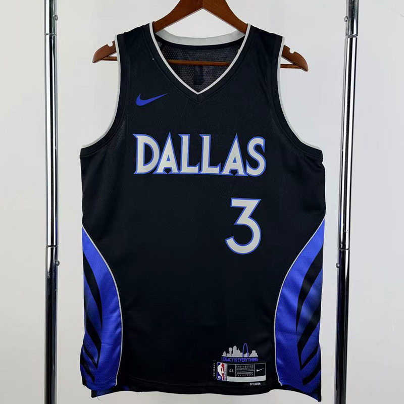 25-26 Dallas Mavericks DAVIS #3 Black City Edition Top Quality Hot Pressing NBA Jersey(V领)