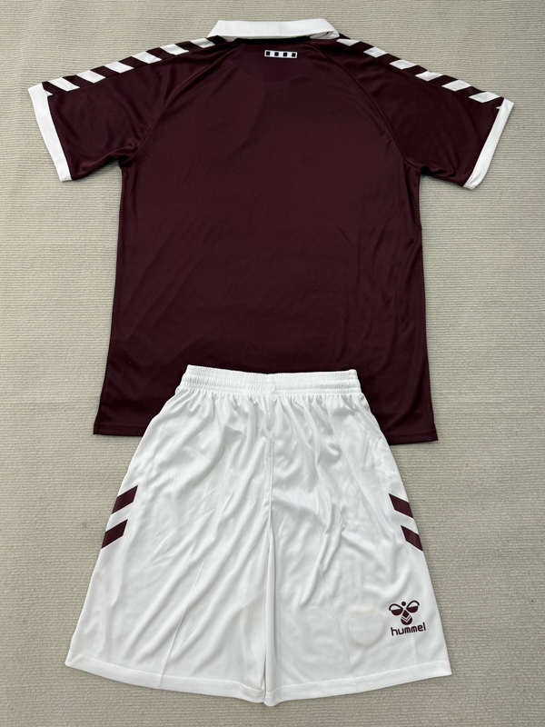 26-27 Hearts Home Kids Soccer Jersey