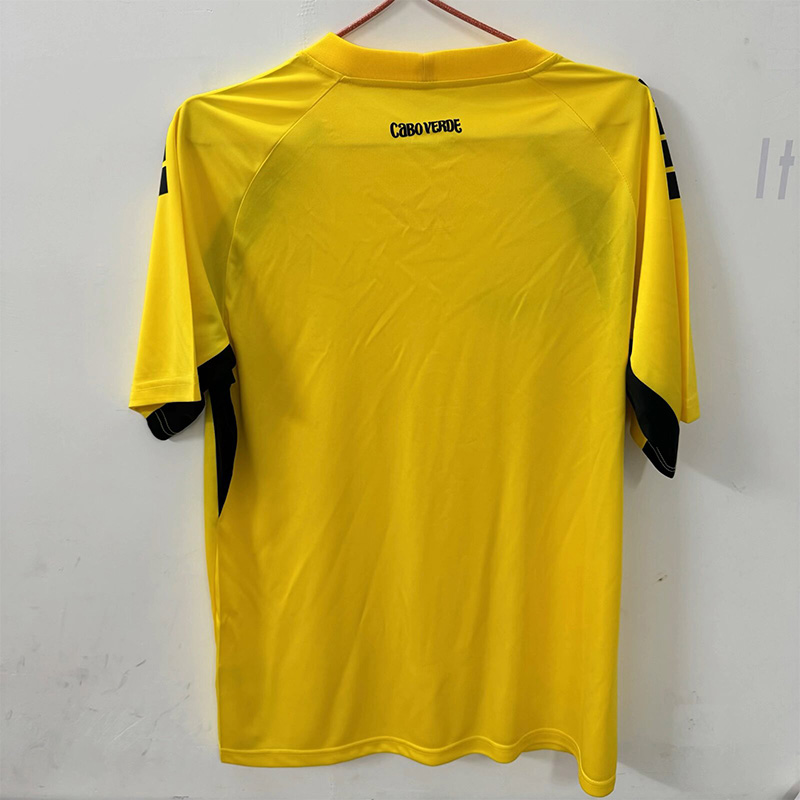 26-27 Cape Verde Yellow Goalkeeper Soccer Jersey