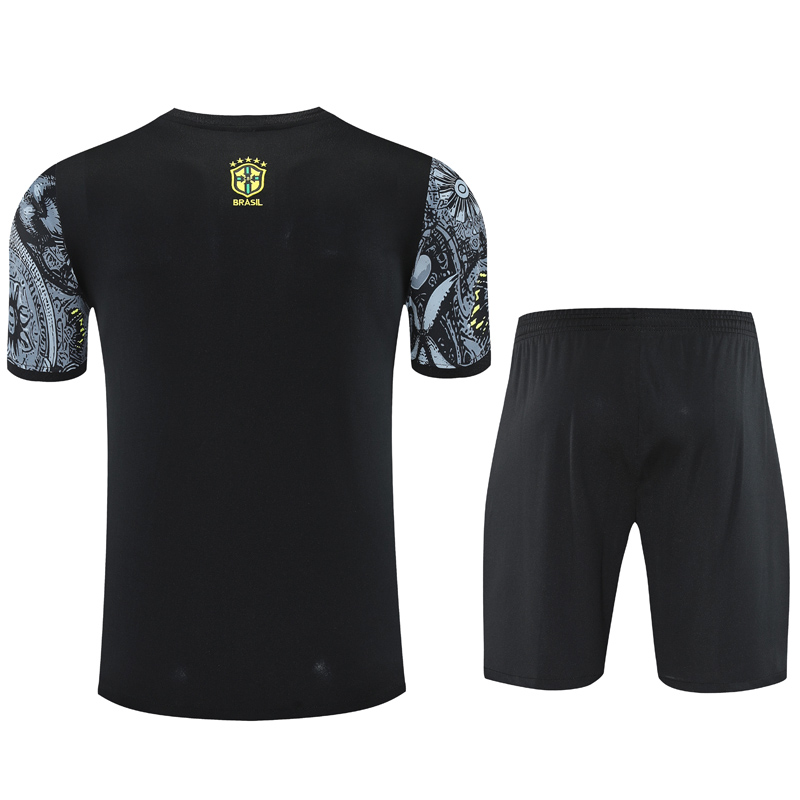 25-26 Brazil Grey Training Short Suit