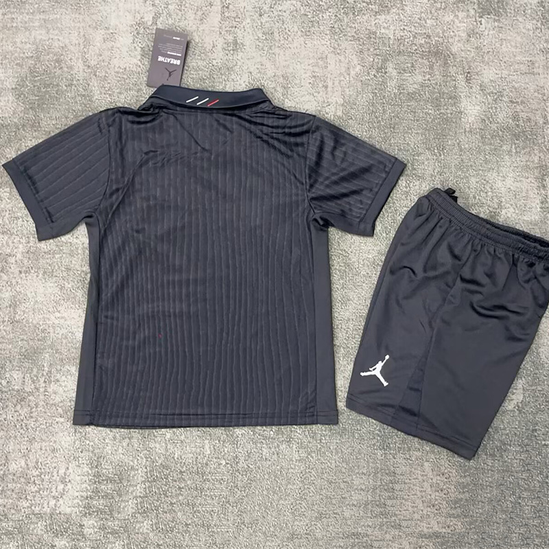 25-26 PSG Jordan Fourth Kids Soccer Jersey