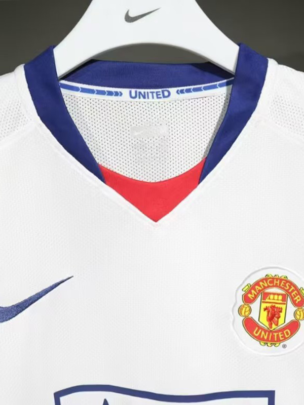 2008-2009 Man Utd Away Player Version 长袖球员 Long Sleeve Retro Soccer Jersey