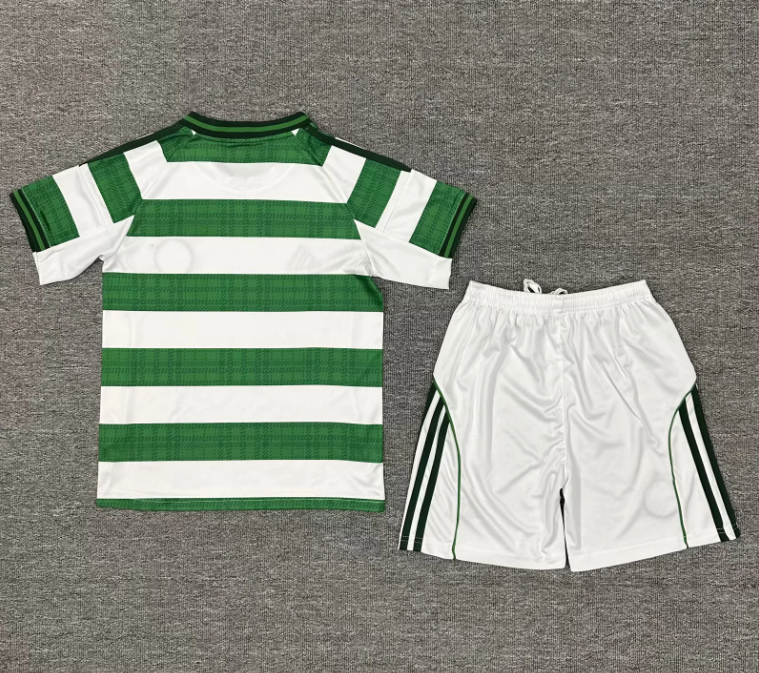 25-26 Celtic home Kids Soccer Jersey