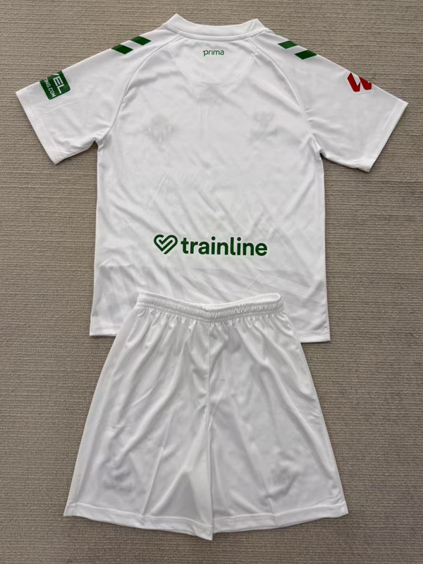 25-26 Real Betis White GoalKeeper Kids Soccer Jersey