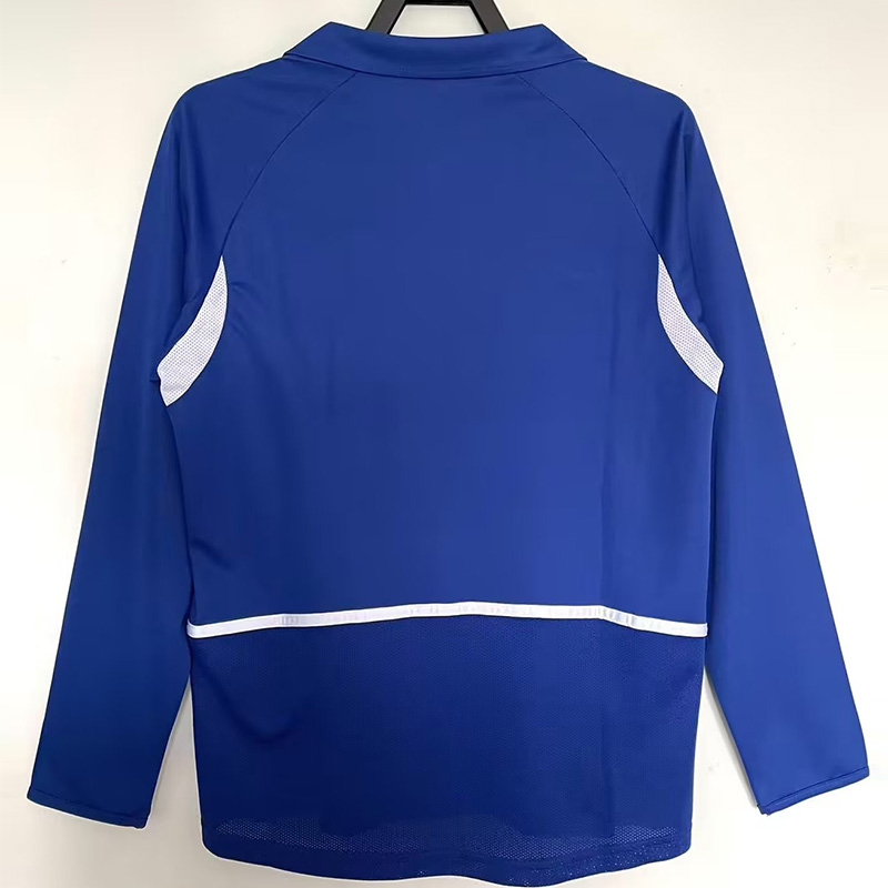 2002 Brazil Away Long Sleeve Retro Soccer Jersey (长袖)