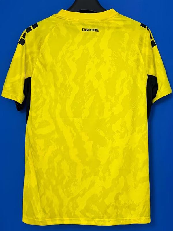 26-27 Cape Verde Yellow Goalkeeper Soccer Jersey