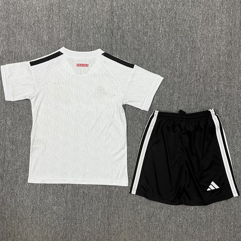 26-27 Colo-Colo Home Kids Soccer Jersey
