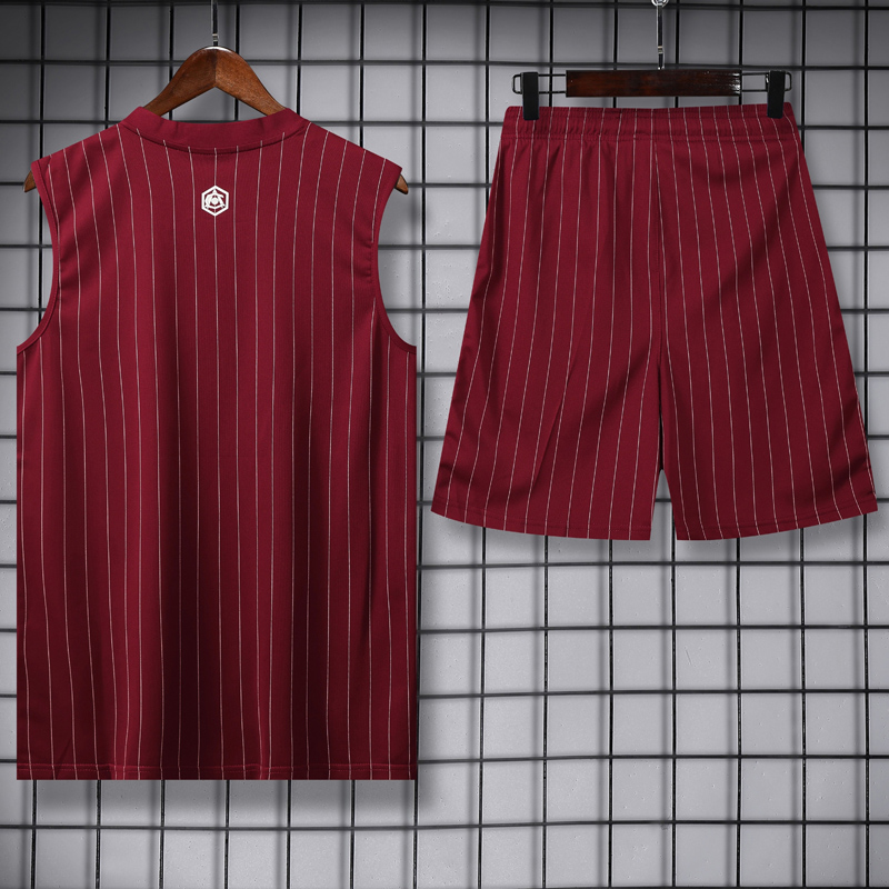 25-26 ARS Brown Red Tank top and shorts suit