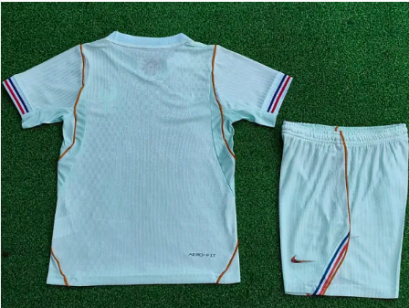 26-27 France away Kids Player Version Soccer Jersey (球员童装)
