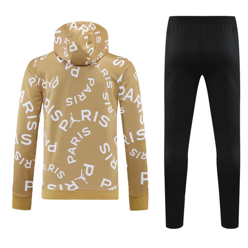 25-26 PSG Yellow Hoodie Tracksuit (卫衣套装)
