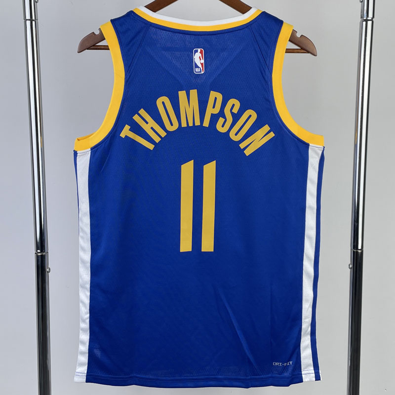 22-23 WARRIORS THOMPSON #11 Blue Top Quality Ho...