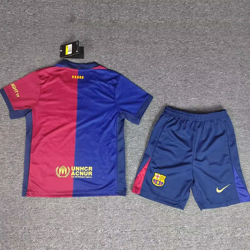 24-25 BAR Home Kids Soccer Jersey (胸前不带字)