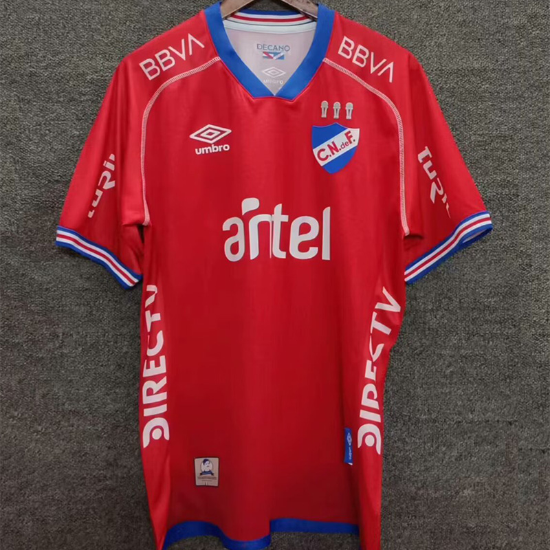 25-26 Club Nacional Red Fans Soccer Jersey