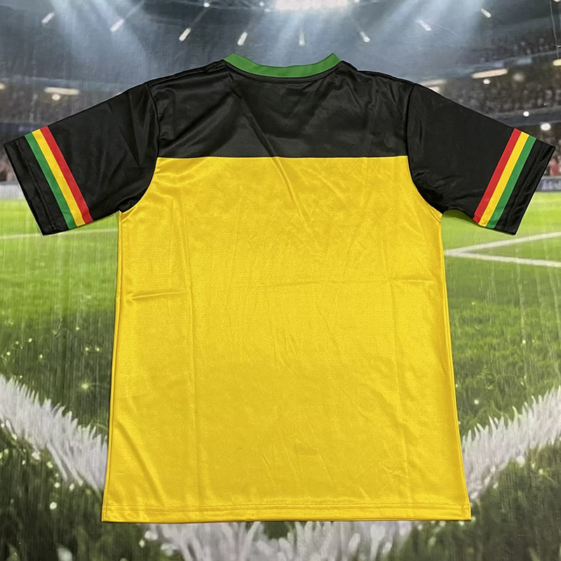 26-27 Ghana Black Yellow Fans Training shirts (GH上截黑)