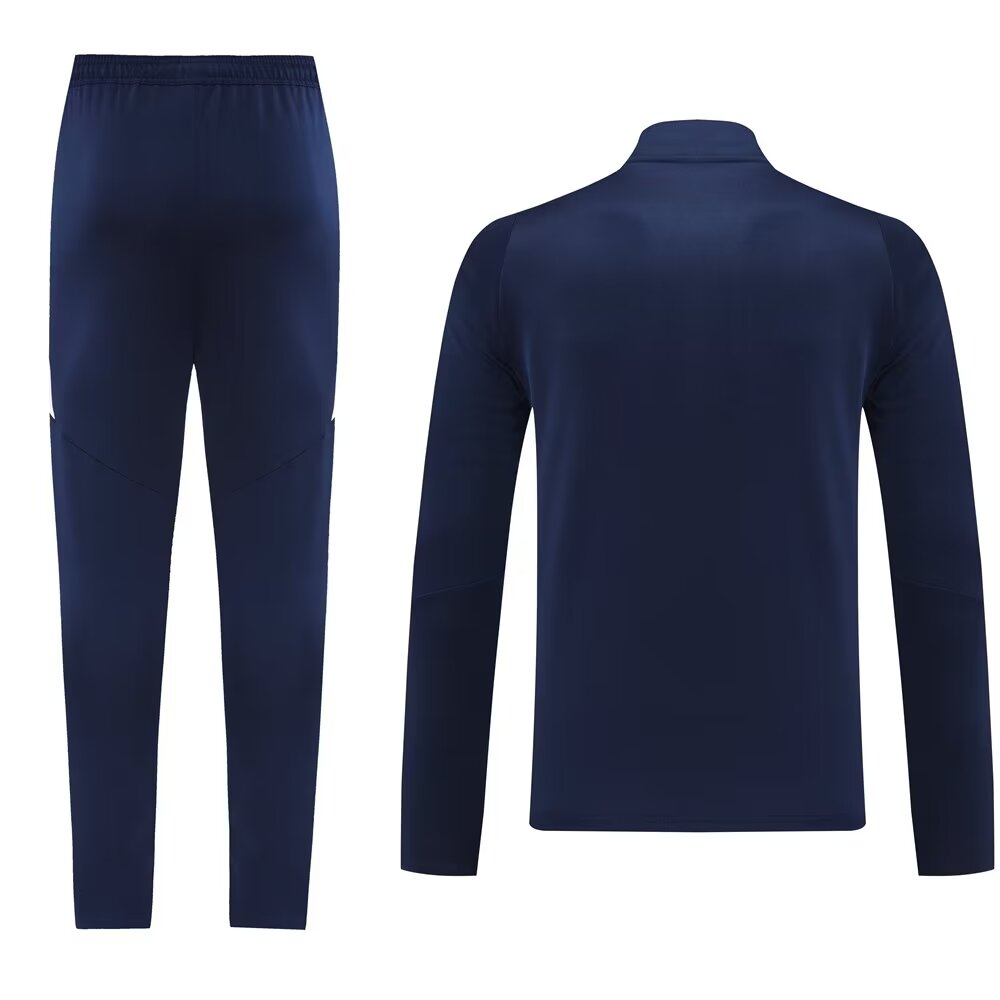 2024 AD Blue Half Pull Tracksuit
