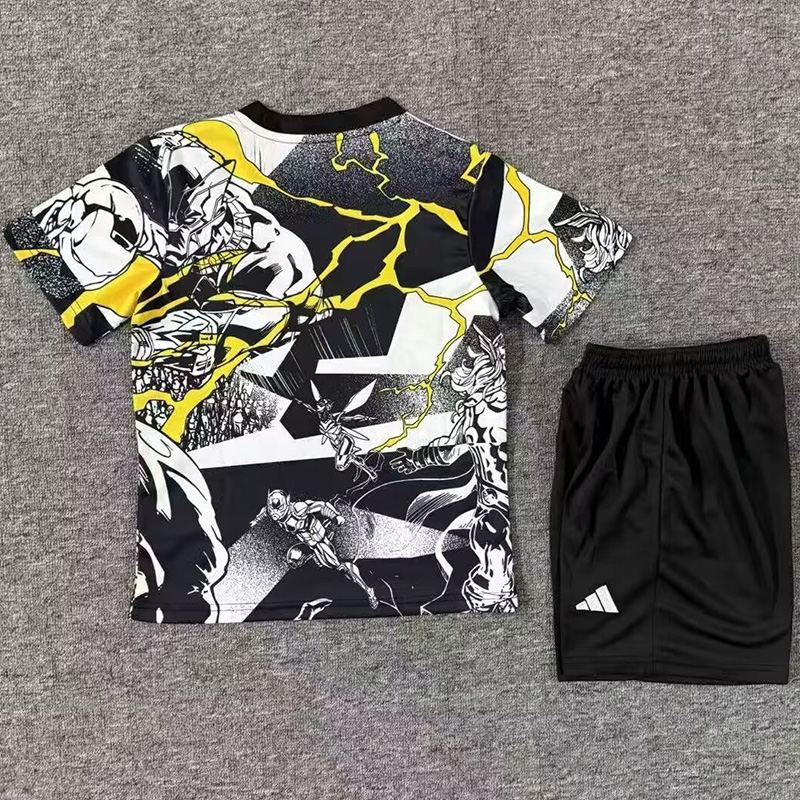 25-26 RMA White Black Joint Edition Kids Training (漫威)